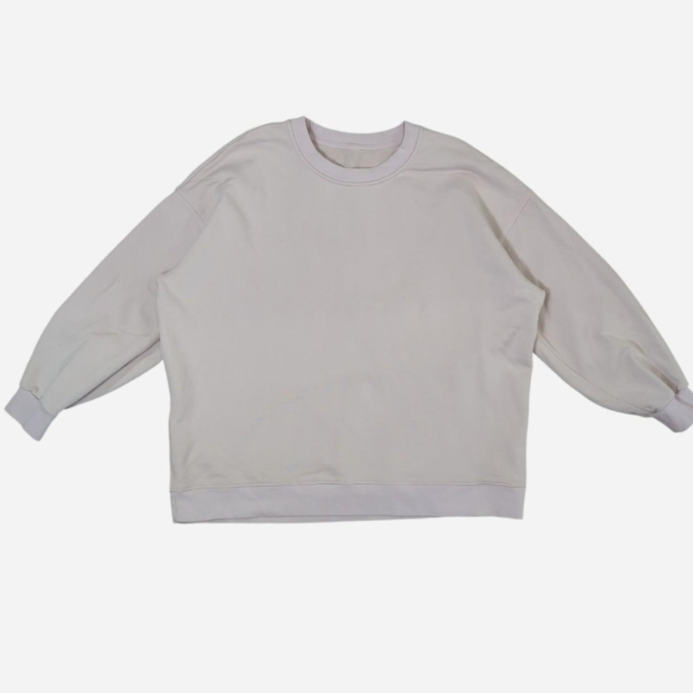 Lululemon pale pink sweatshirt Roughly Medium-Large very oversized. Chest 27in